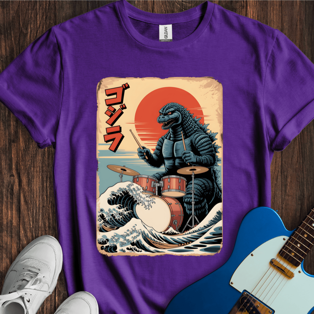 Godzilla Drums T-Shirt