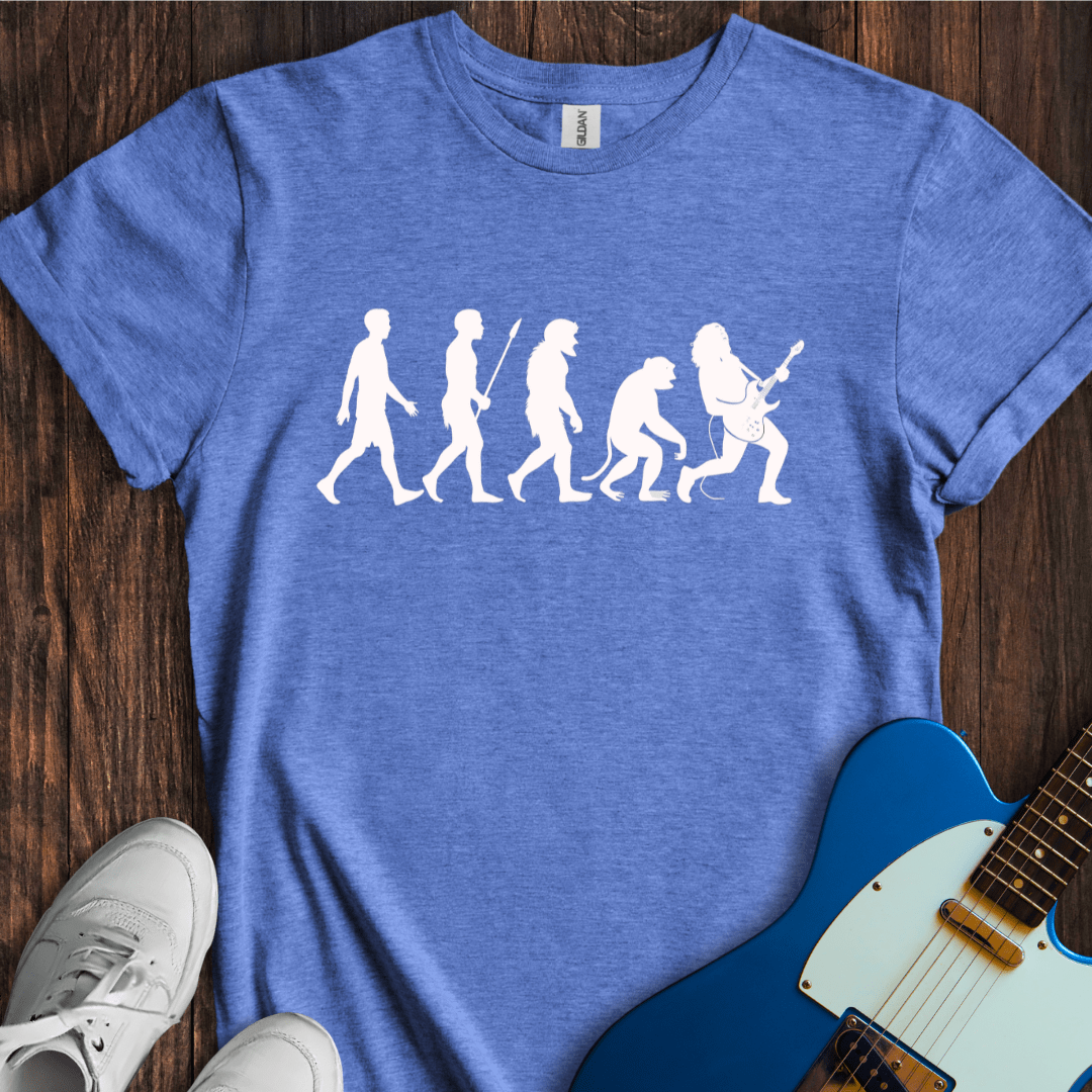 Evolution Of A Lead Guitarist (The Reality) T-Shirt