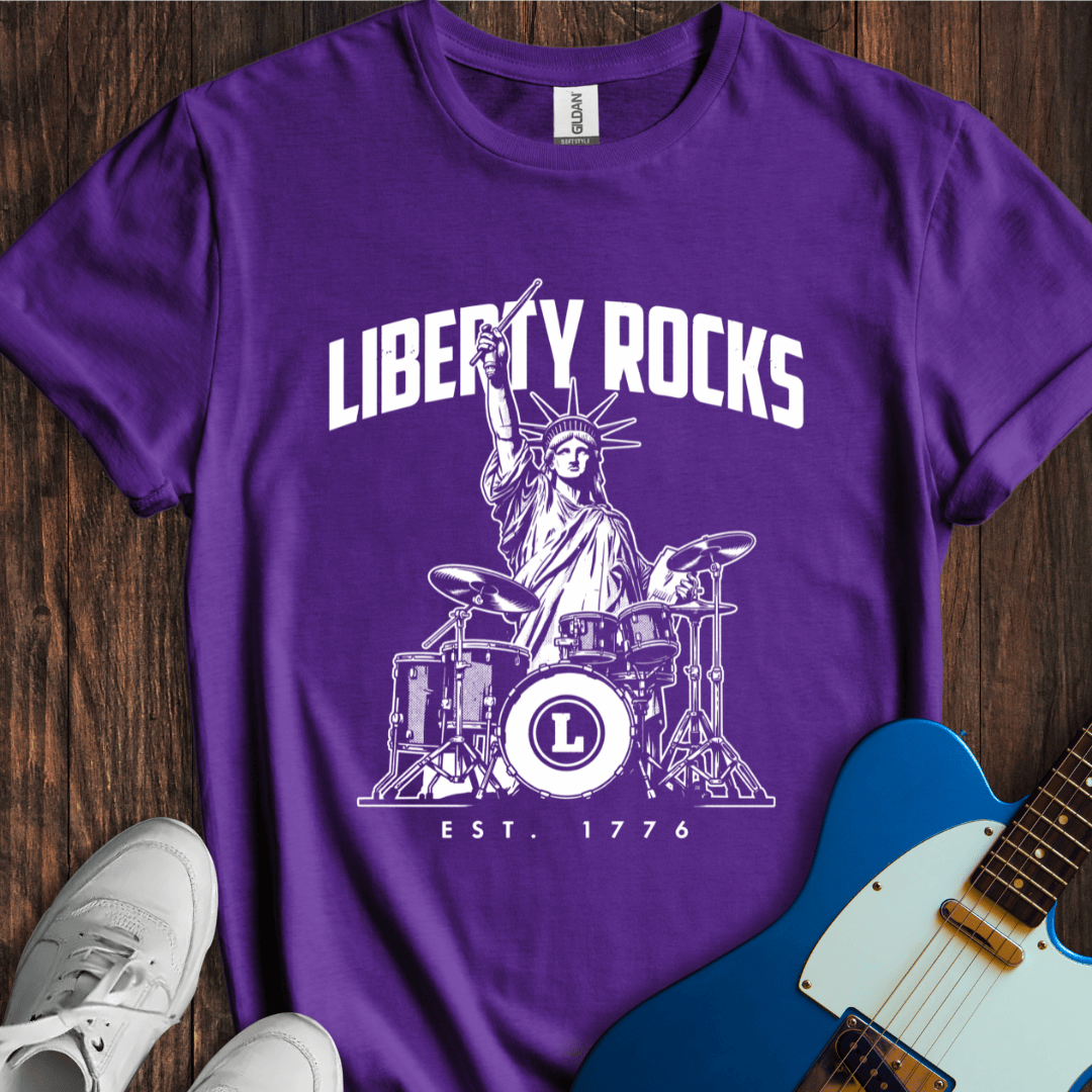Lady Liberty Drummer T-Shirt