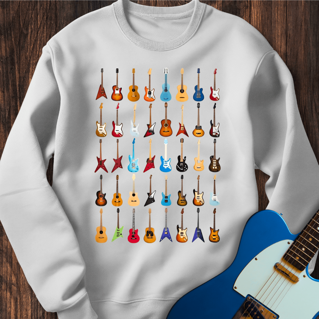 Guitar Camouflage Sweatshirt