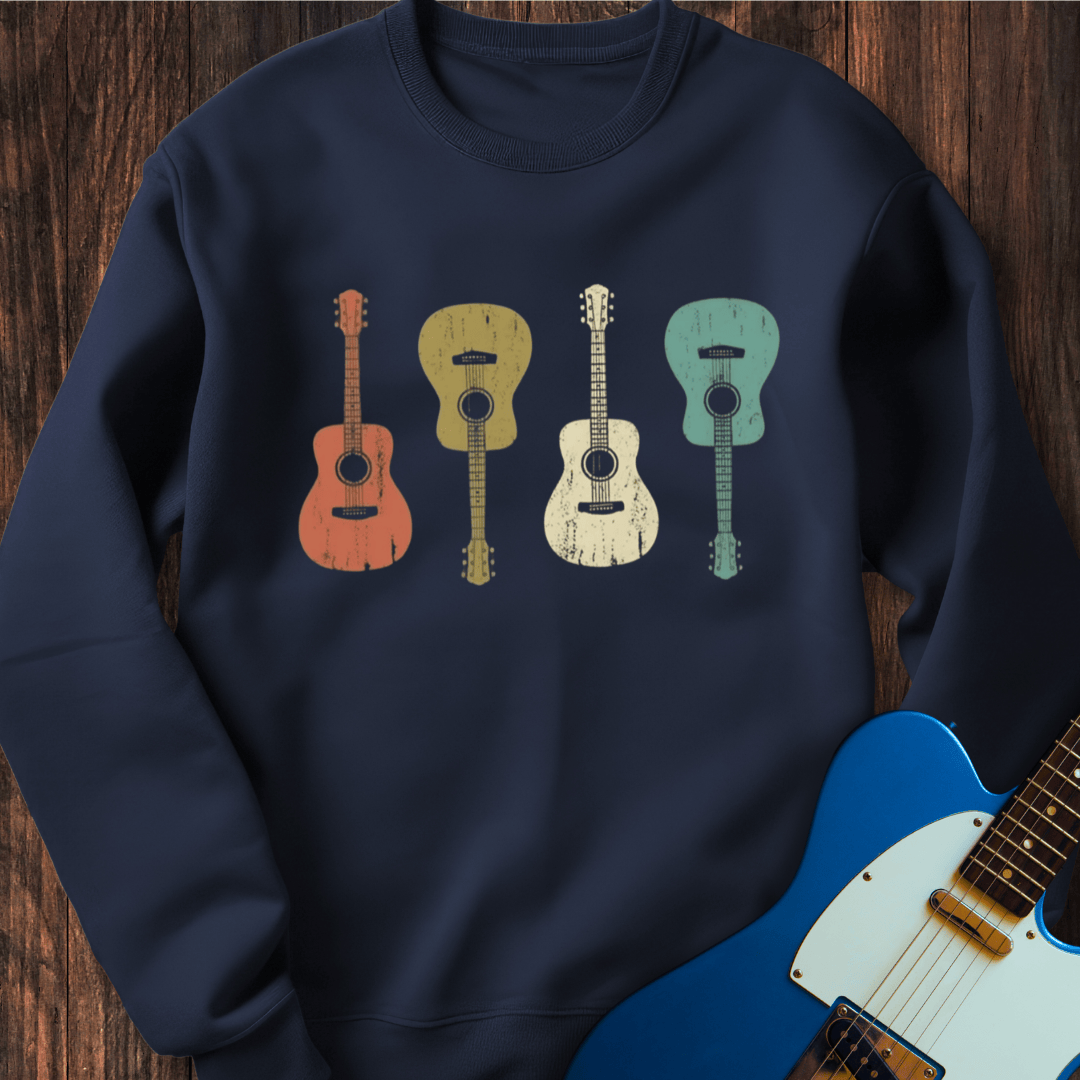 Retro Guitars Sweatshirt
