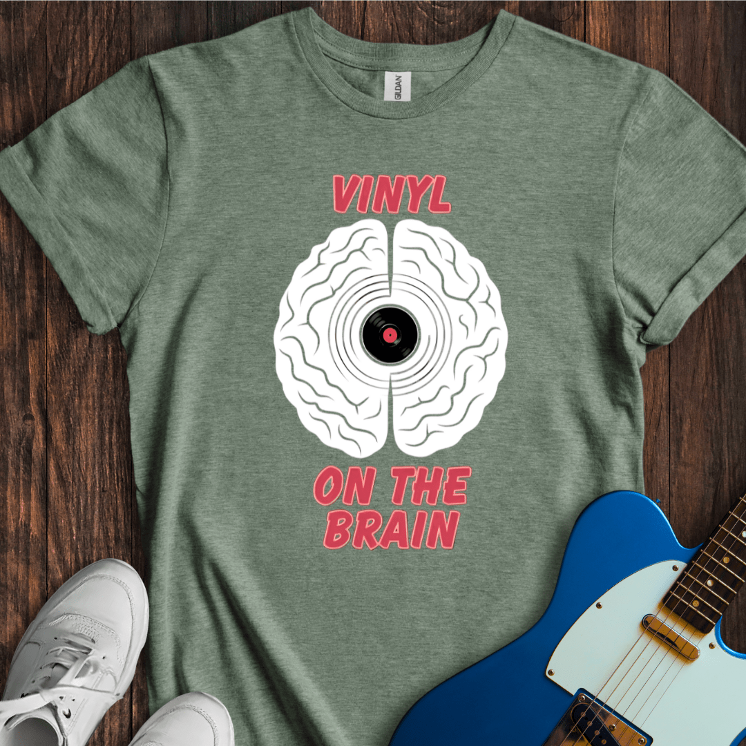 Vinyl On The Brain T-Shirt