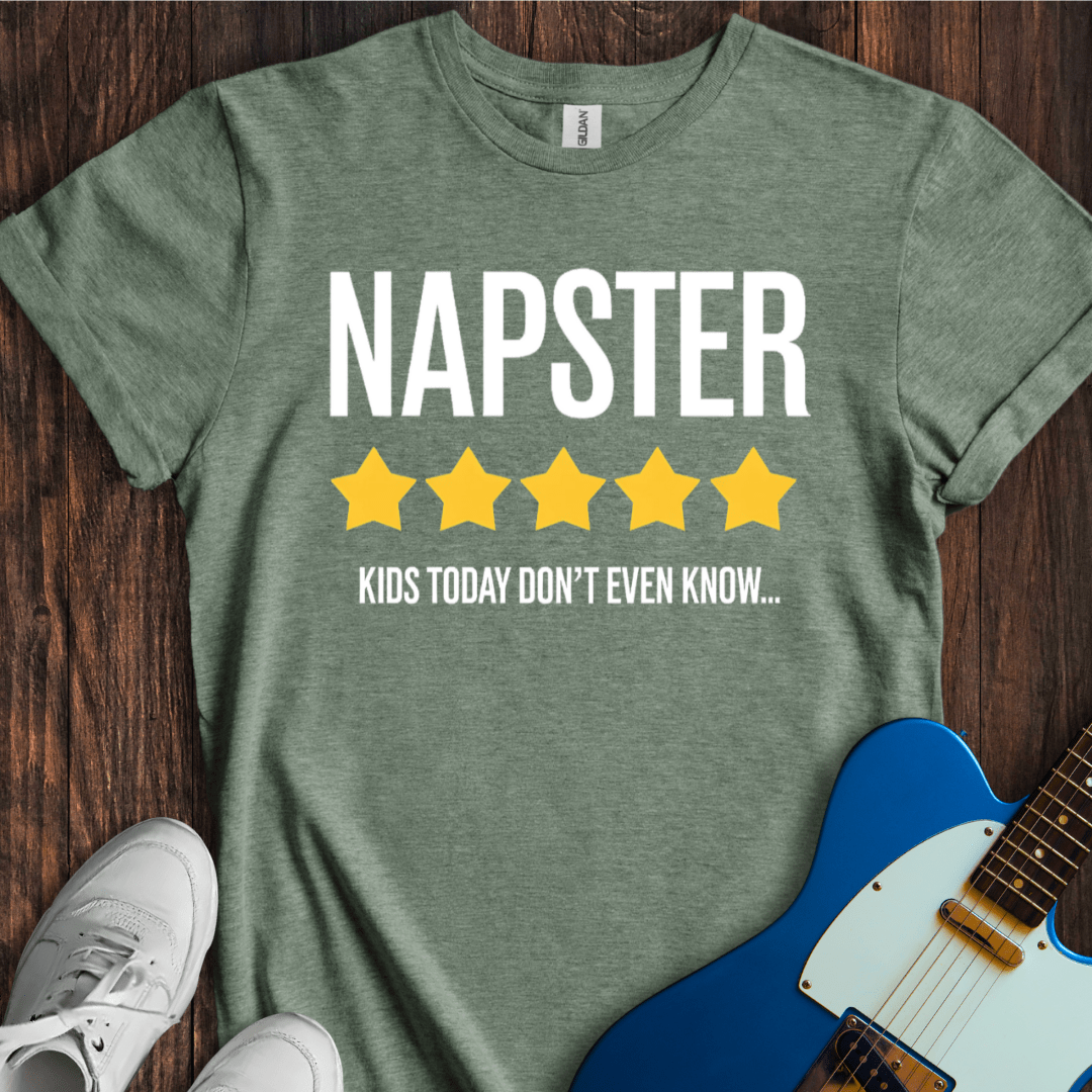 Napster (RIP) Five Stars T-Shirt