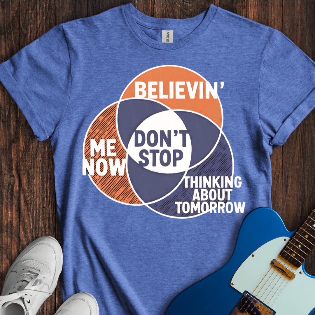 Don't Stop... (Venn Diagram) T-Shirt