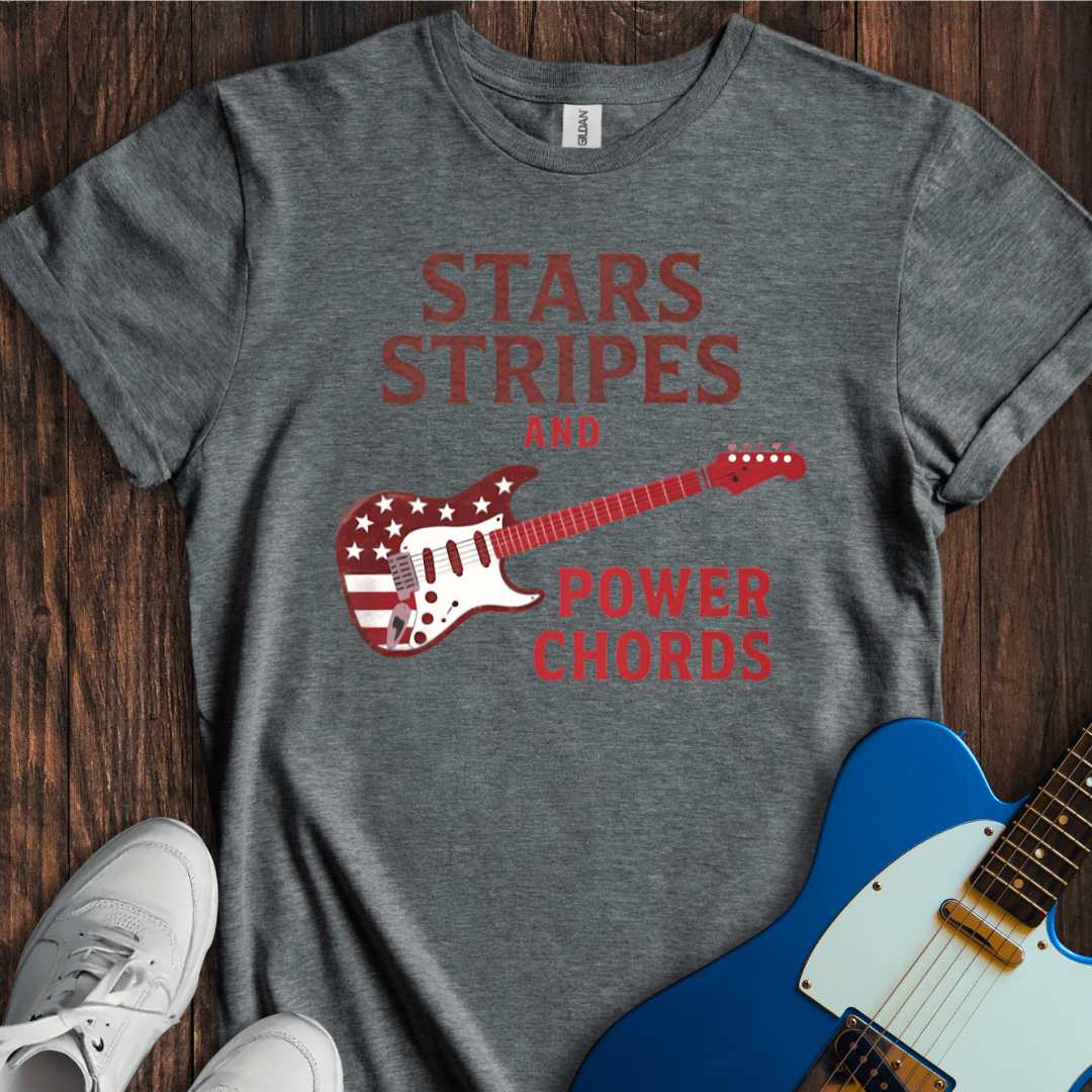 Stars, Stripes And Power Chords T-Shirt