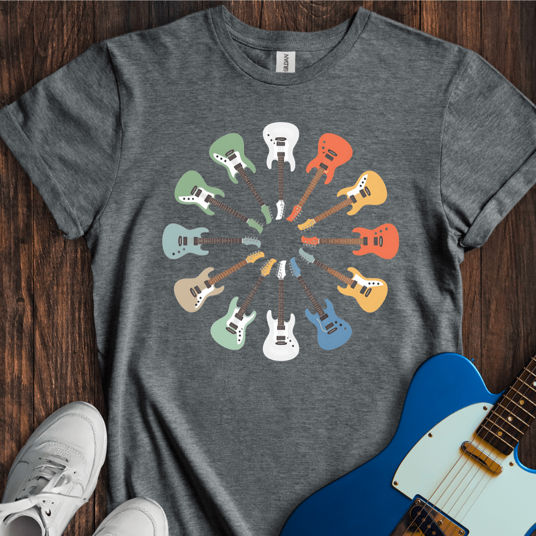Guitar Round T-Shirt