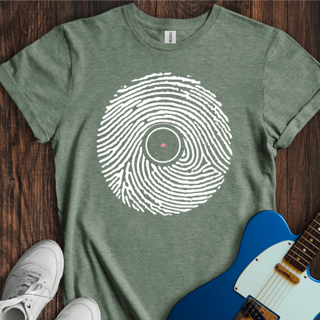 Record Print T-Shirt