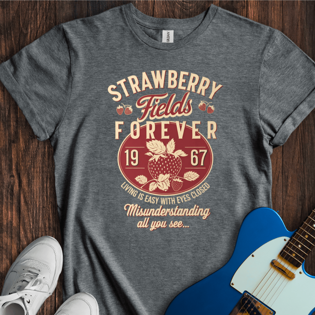 Strawberry Fields Forever Retro T-Shirt