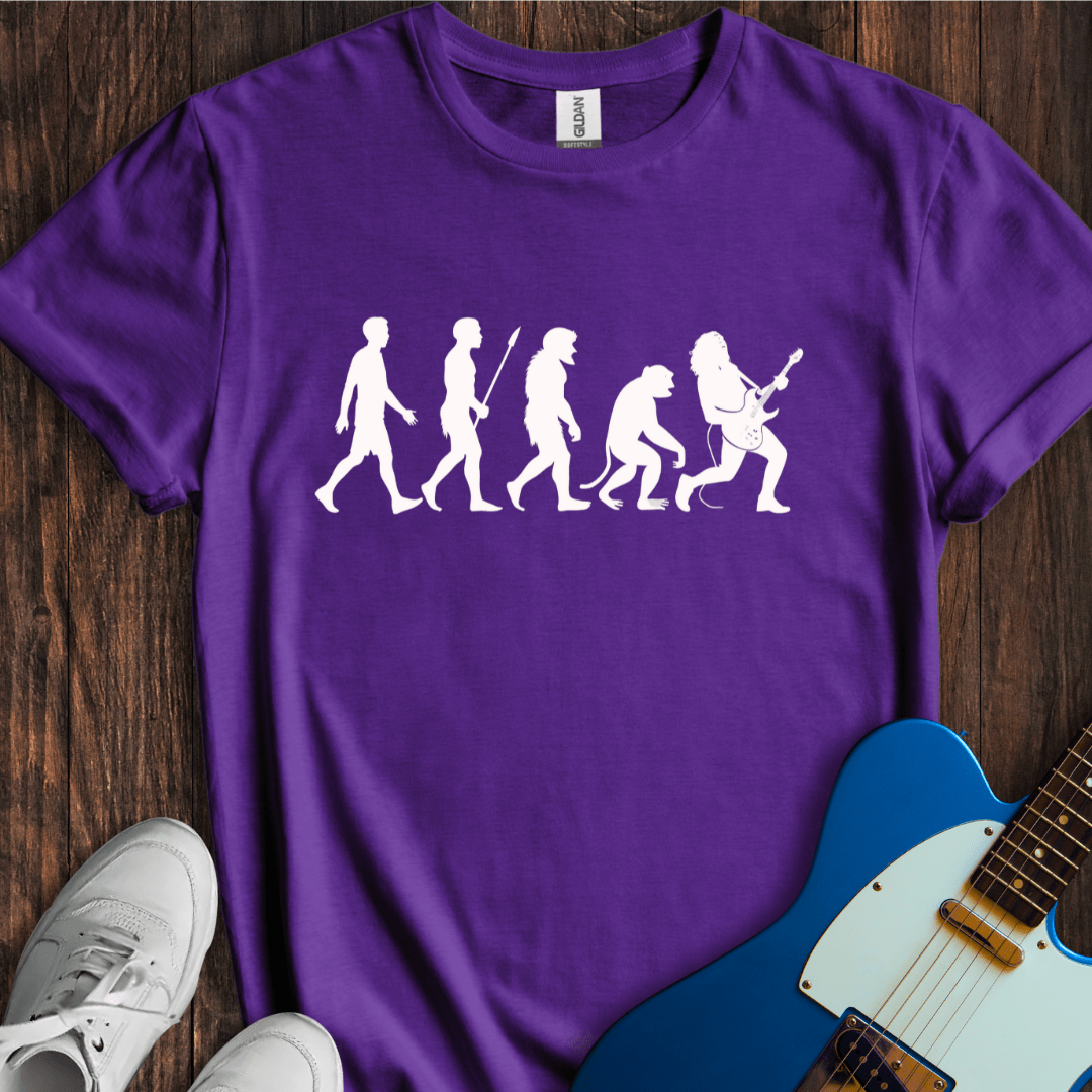 Evolution Of A Lead Guitarist (The Reality) T-Shirt