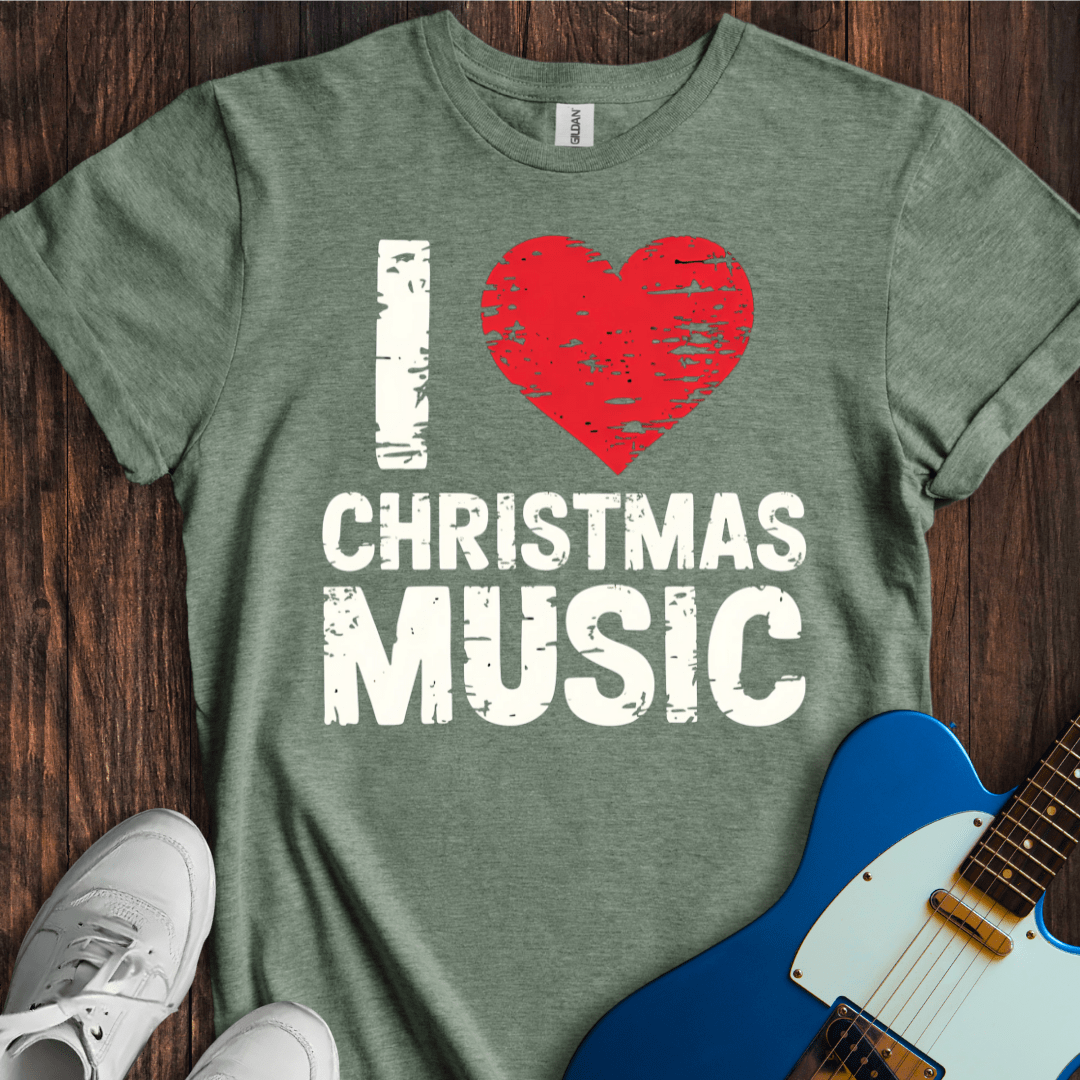 I <3 Christmas Music T-Shirt