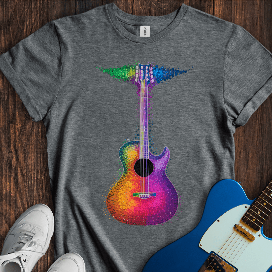 Glowing Guitar T-Shirt