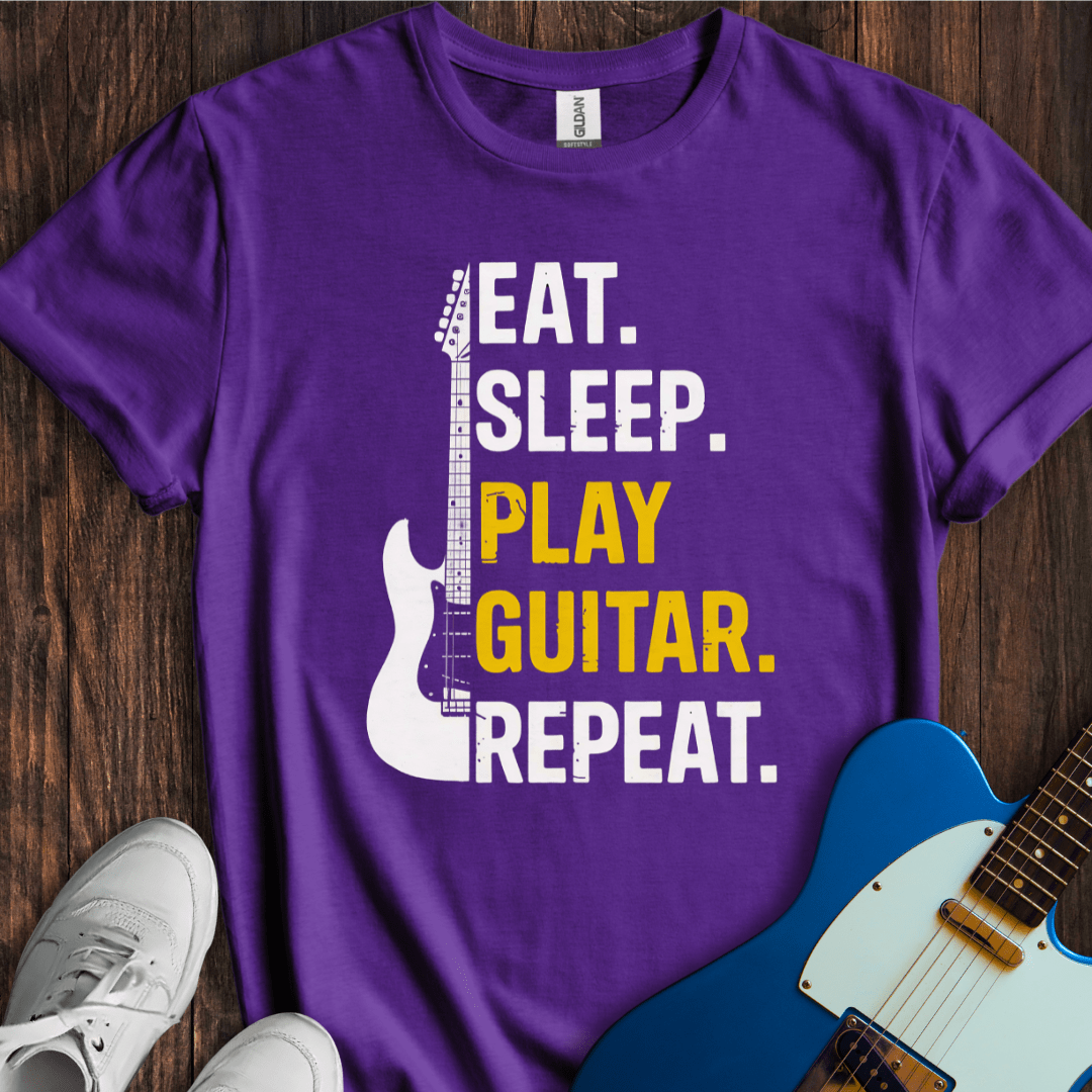 Eat. Sleep. Play Guitar. Repeat. T-Shirt