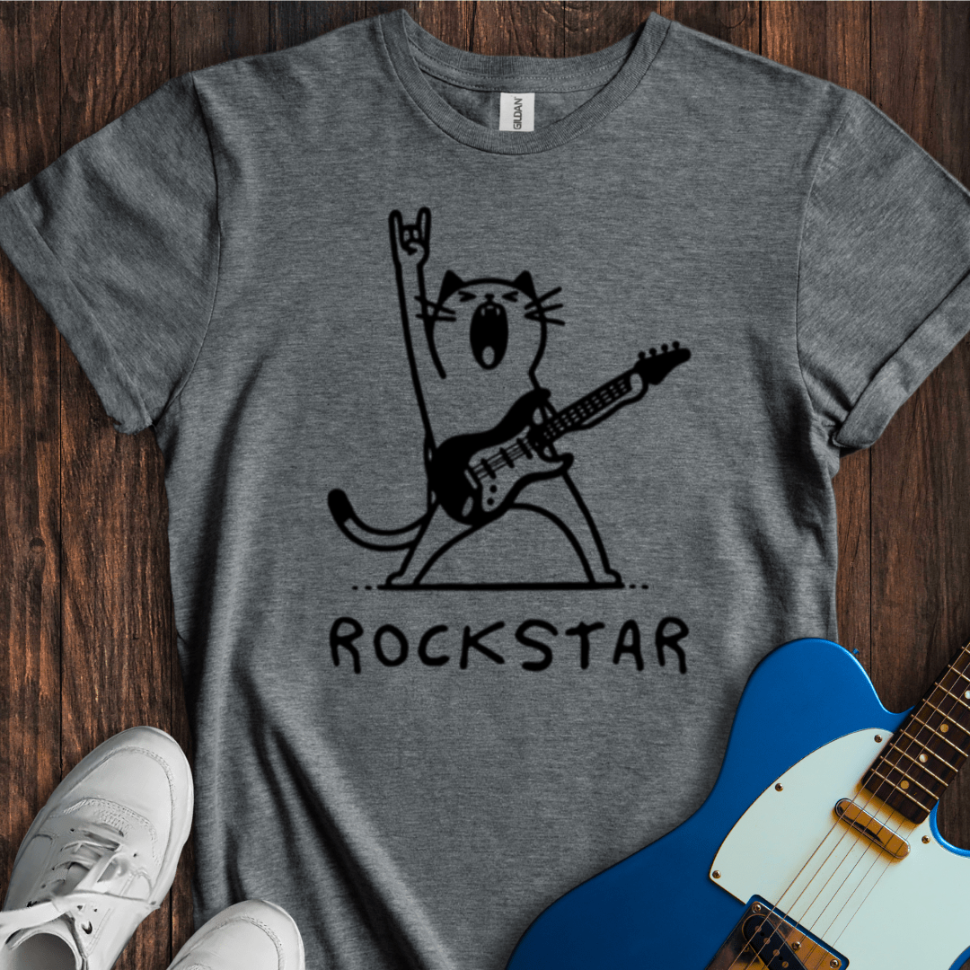 Rockstar Cat T-Shirt