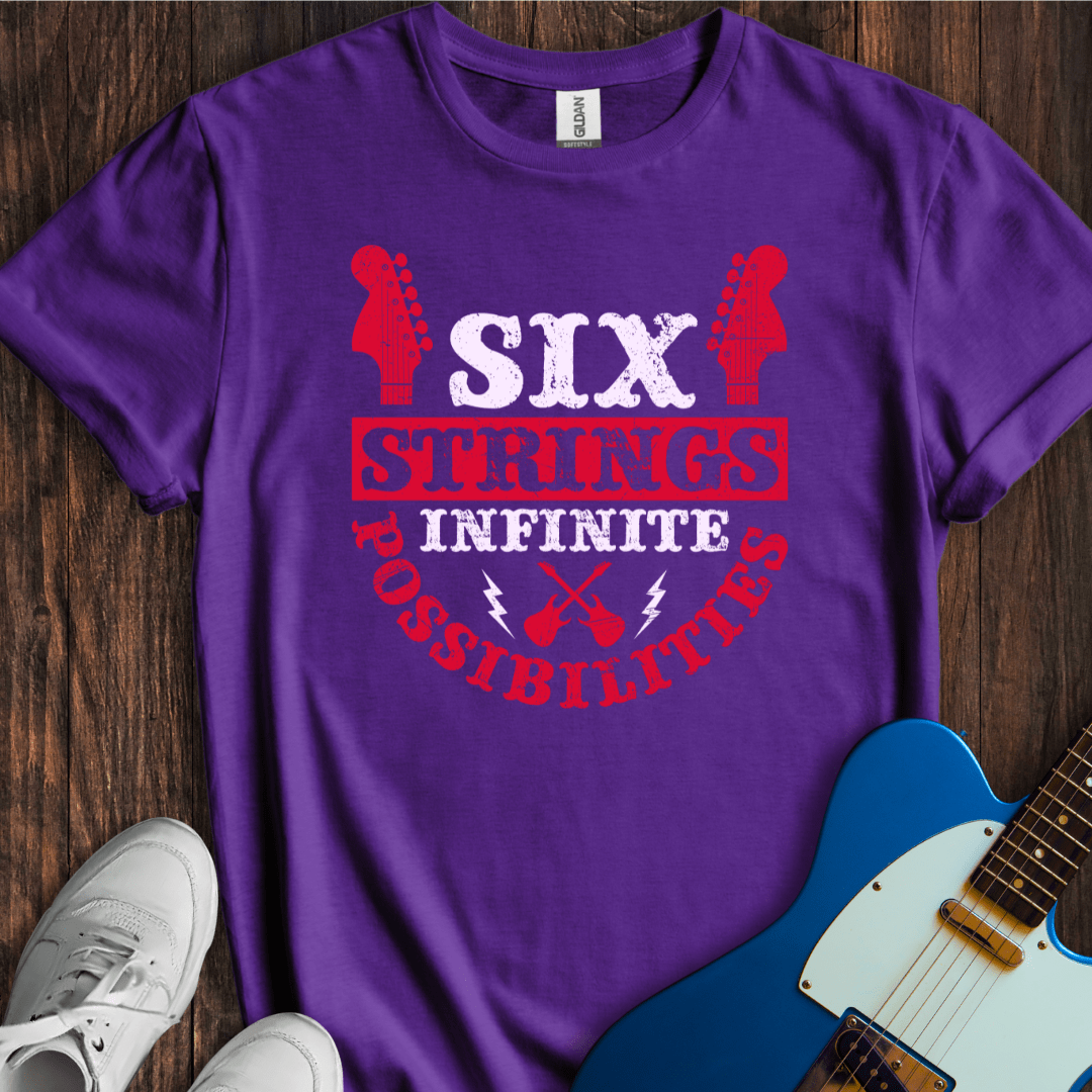 Six Strings, Infinite Possibilities T-Shirt