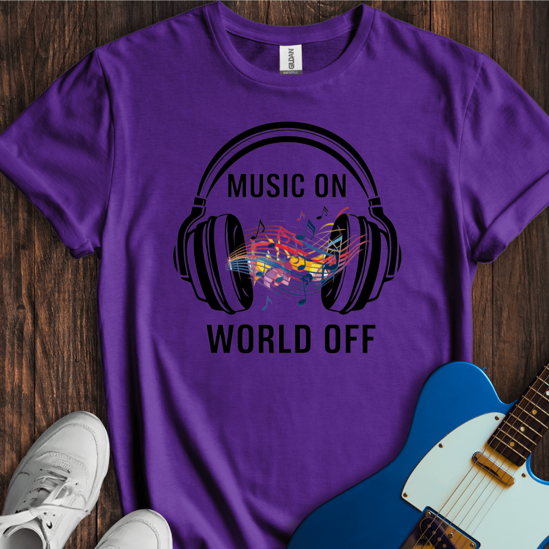 Music On, World Off (I) T-Shirt