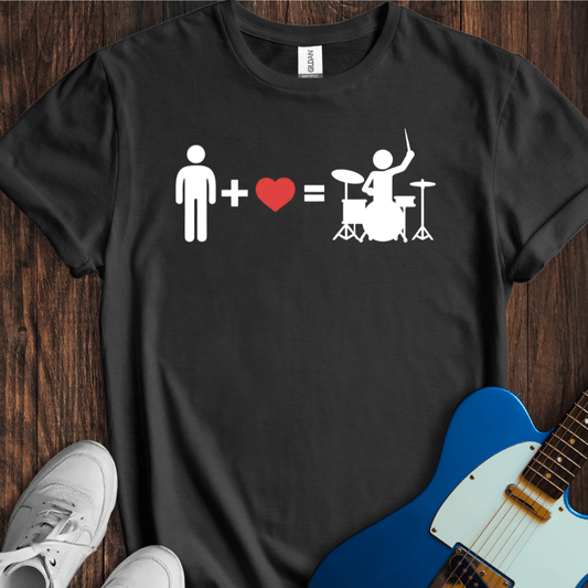 Happiness Equation (Drummer) T-Shirt