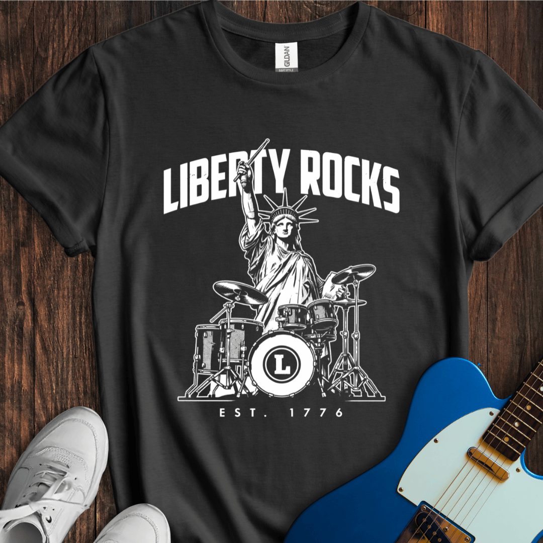 Lady Liberty Drummer T-Shirt