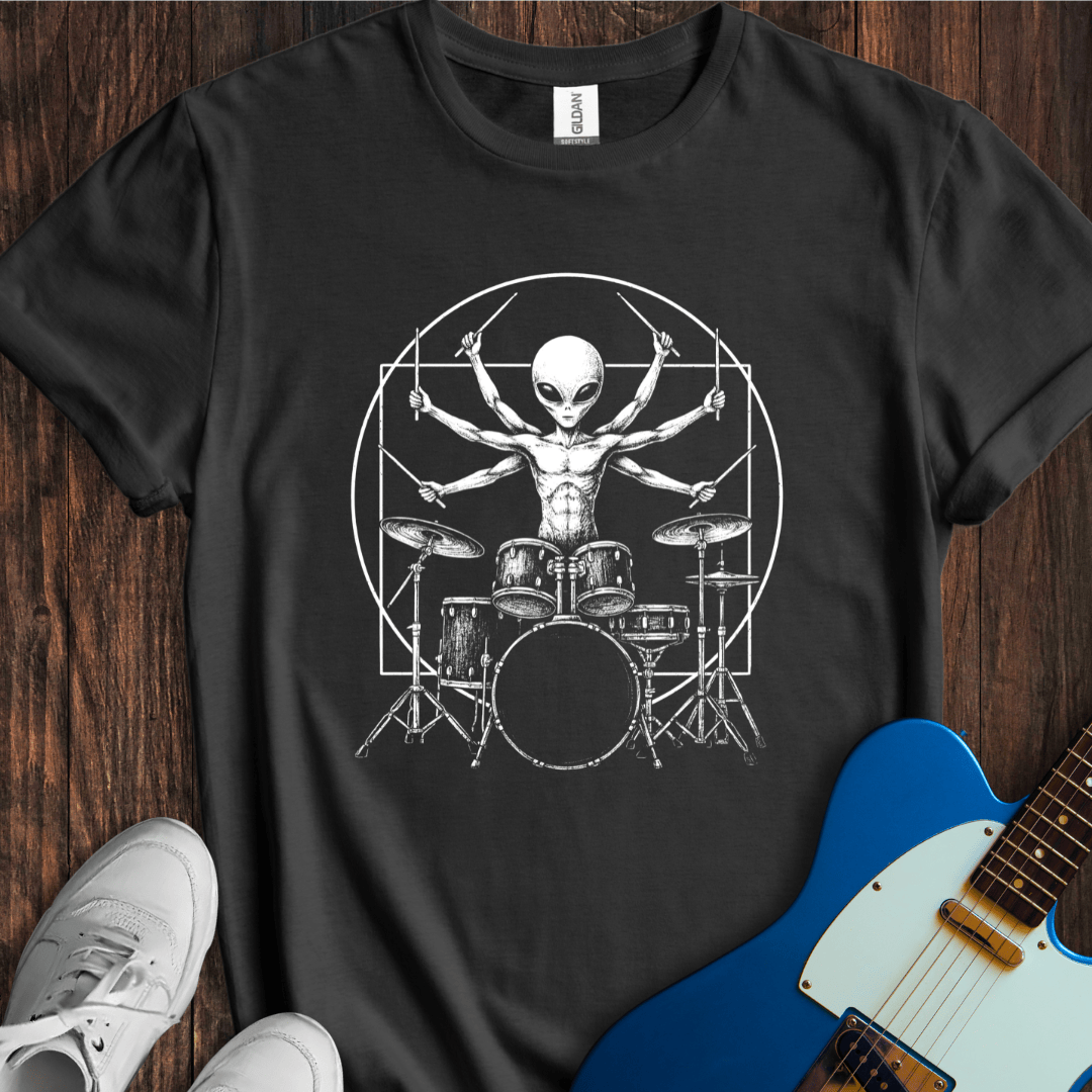 Vitruvian Alien (Drummer) T-Shirt