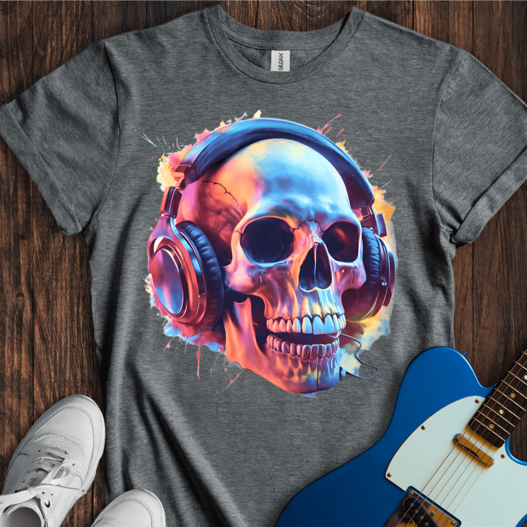 Streaming Skull T-Shirt