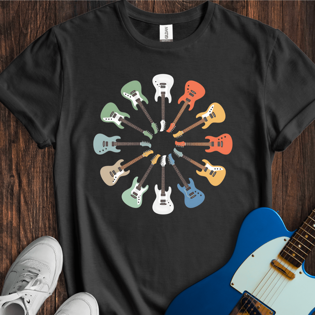 Guitar Round T-Shirt