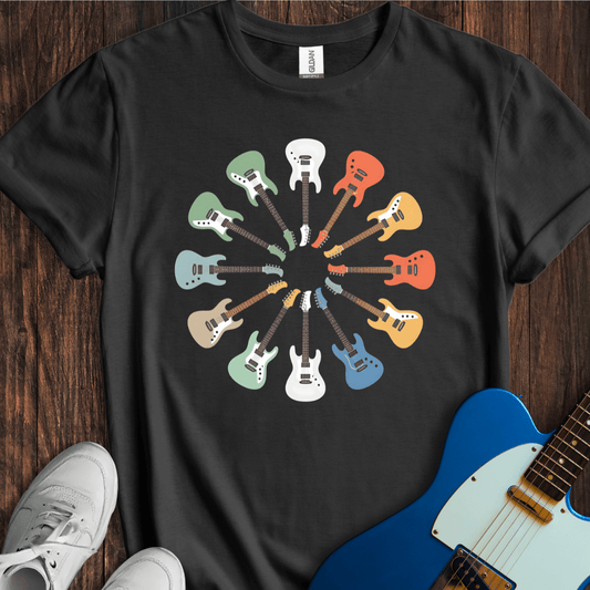 Guitar Round T-Shirt