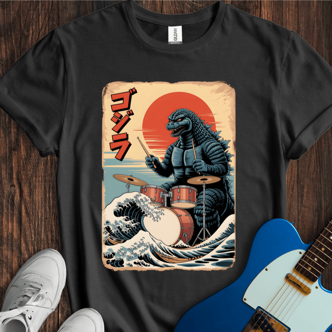 Godzilla Drums T-Shirt