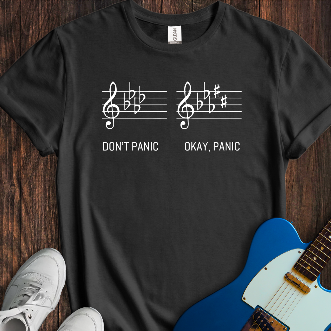 Don't Panic Vs. Okay, Panic... T-Shirt