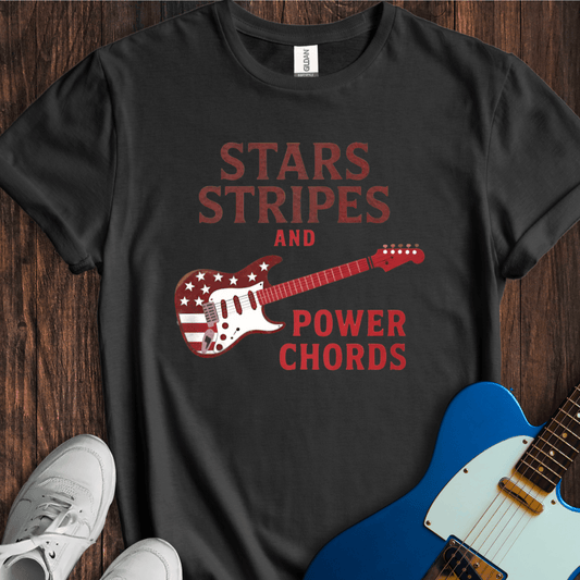 Stars, Stripes And Power Chords T-Shirt