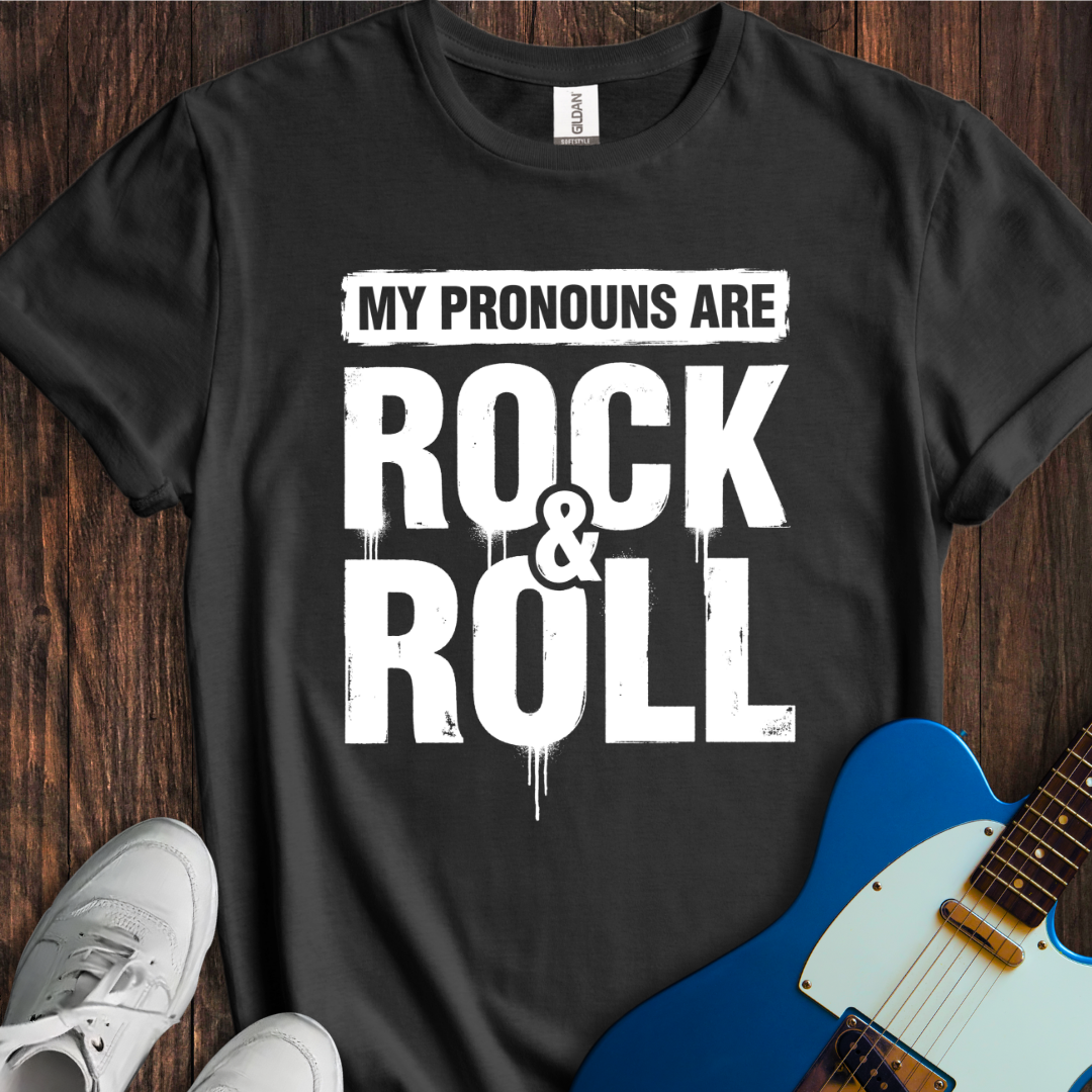 Pronouns (Rock & Roll) T-Shirt