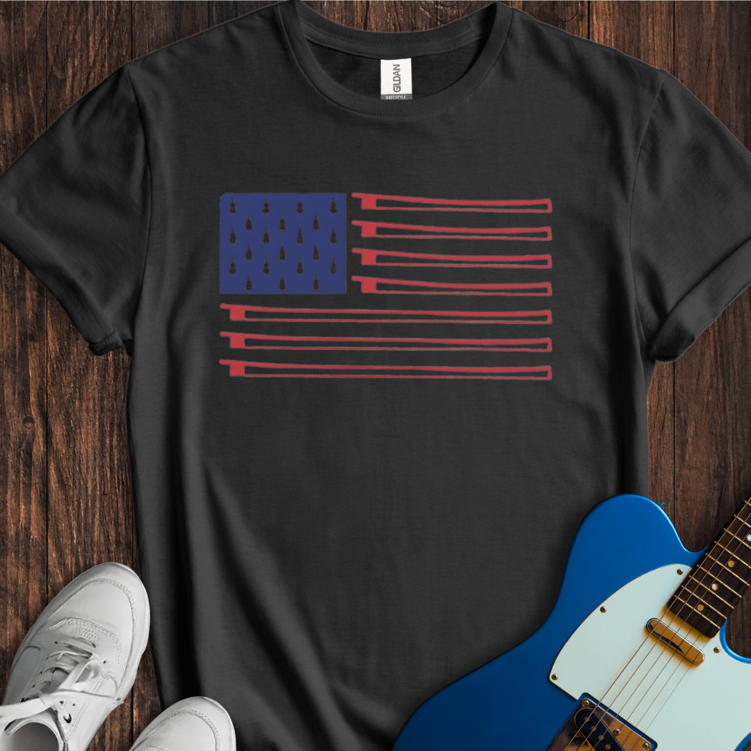 American Fiddle Flag T-Shirt