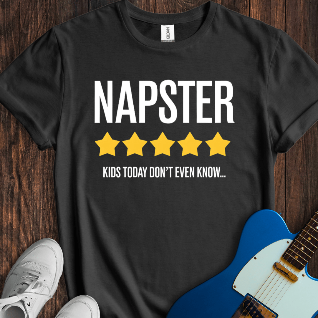 Napster (RIP) Five Stars T-Shirt
