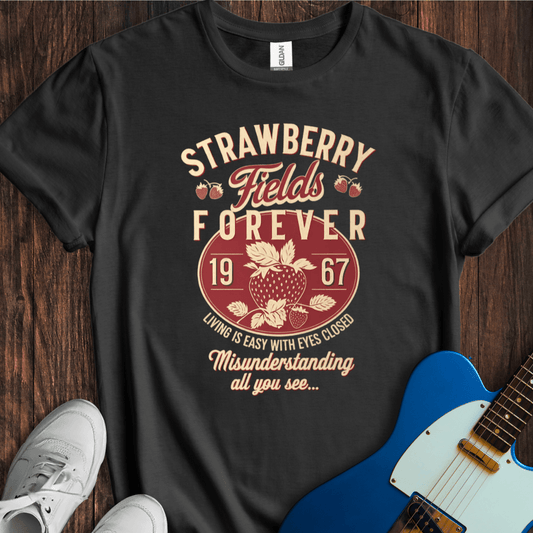 Strawberry Fields Forever Retro T-Shirt