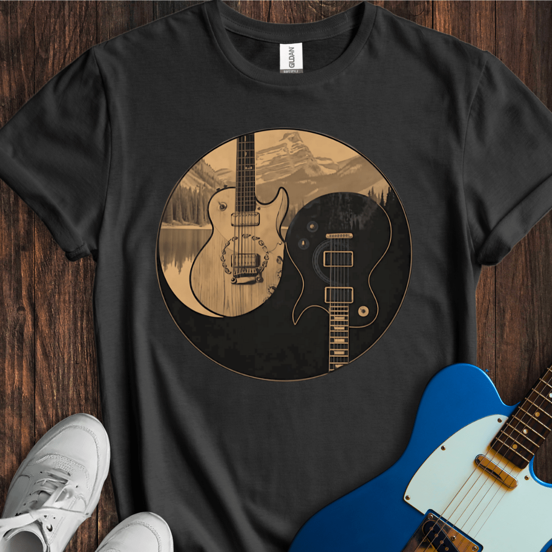 Ying Yang Guitar T-Shirt