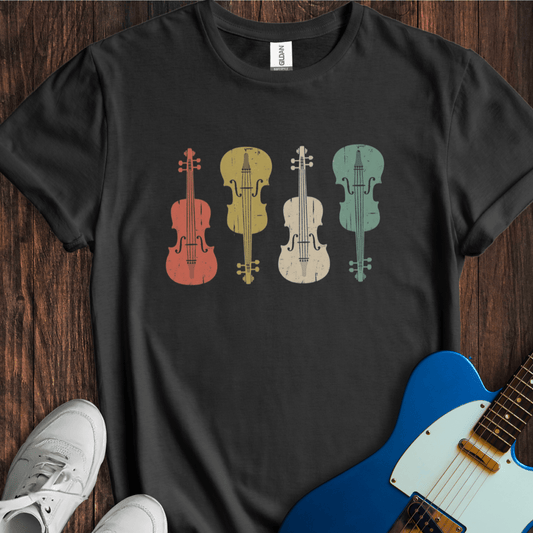 Retro Violins T-Shirt