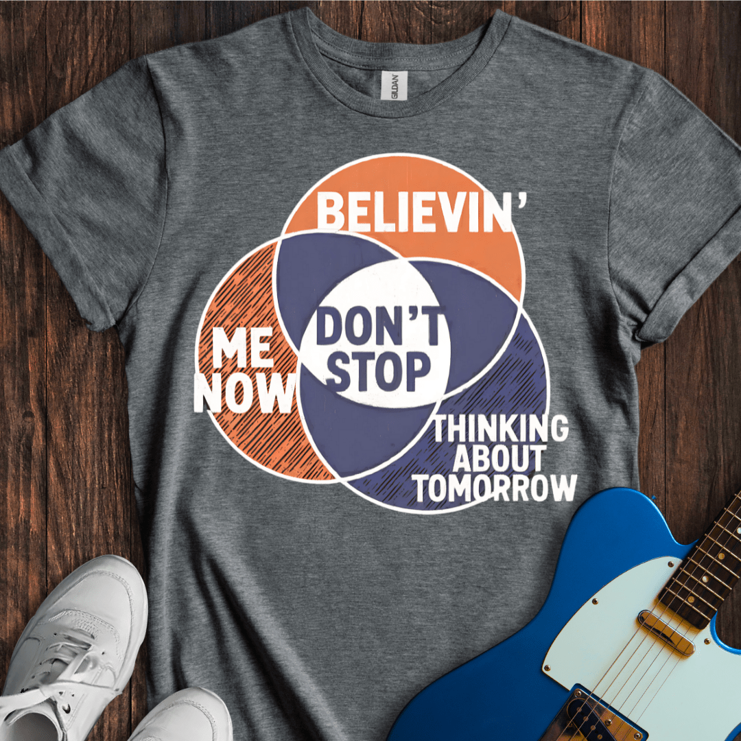Don't Stop... (Venn Diagram) T-Shirt
