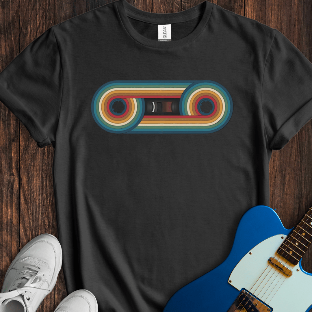 Retro Rainbow Cassette T-Shirt