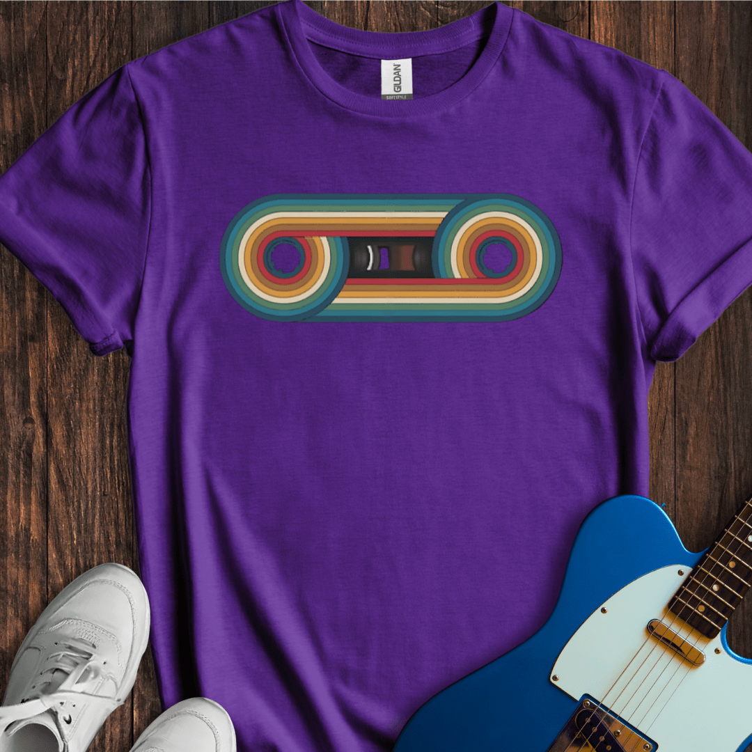 Retro Rainbow Cassette T-Shirt