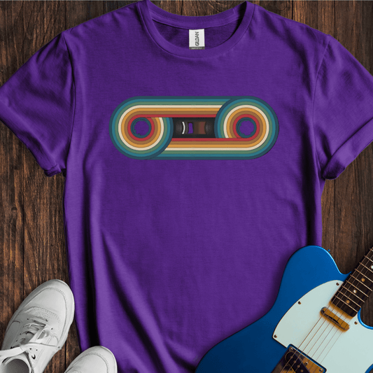Retro Rainbow Cassette T-Shirt