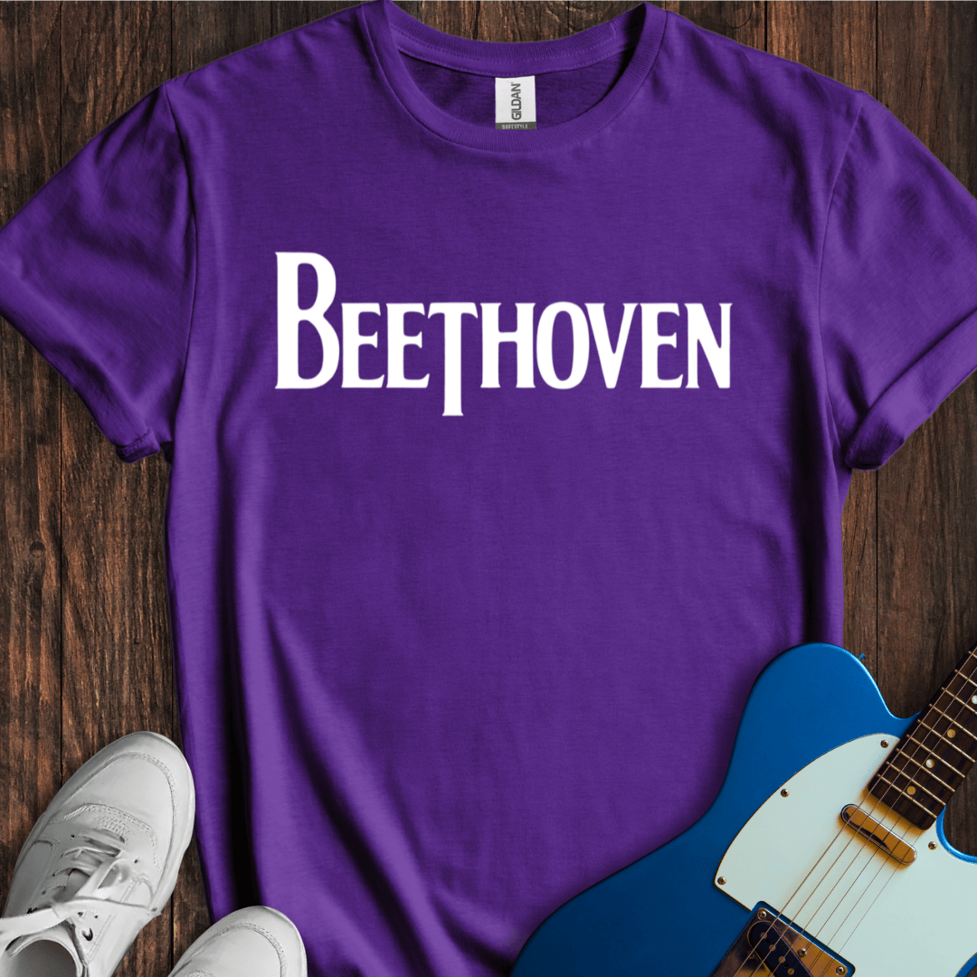 Beethoven (Beatles Font) T-Shirt