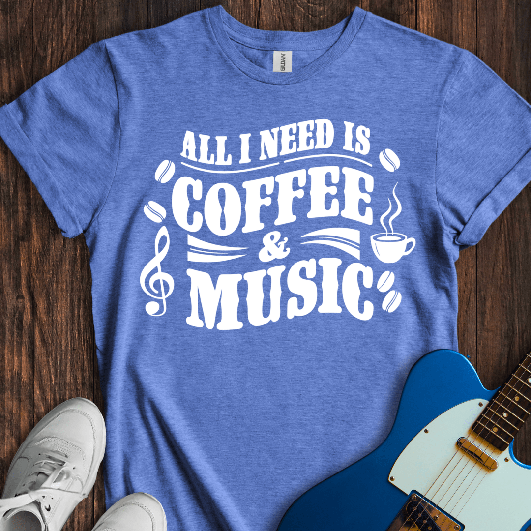 Coffee & Music (I) T-Shirt