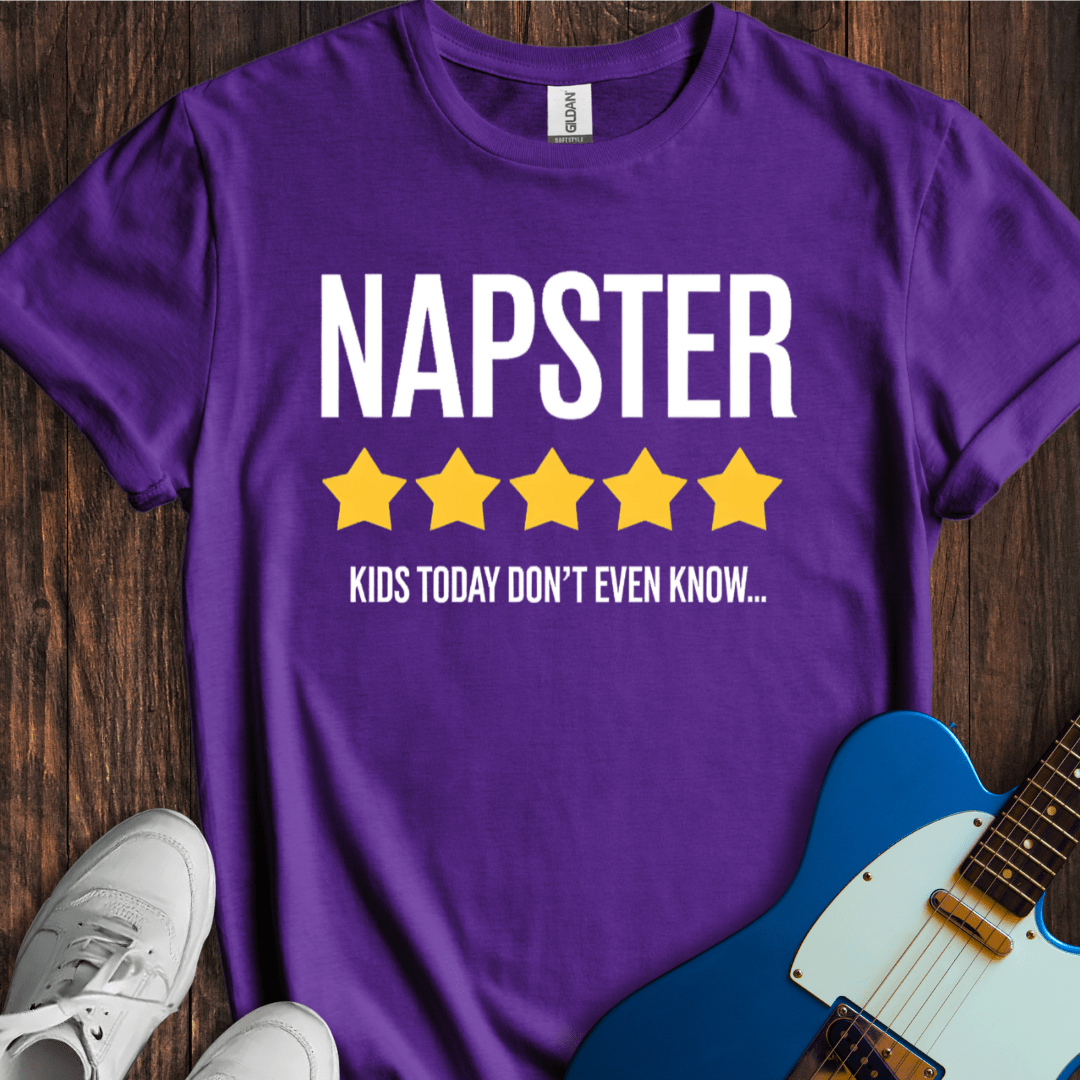 Napster (RIP) Five Stars T-Shirt