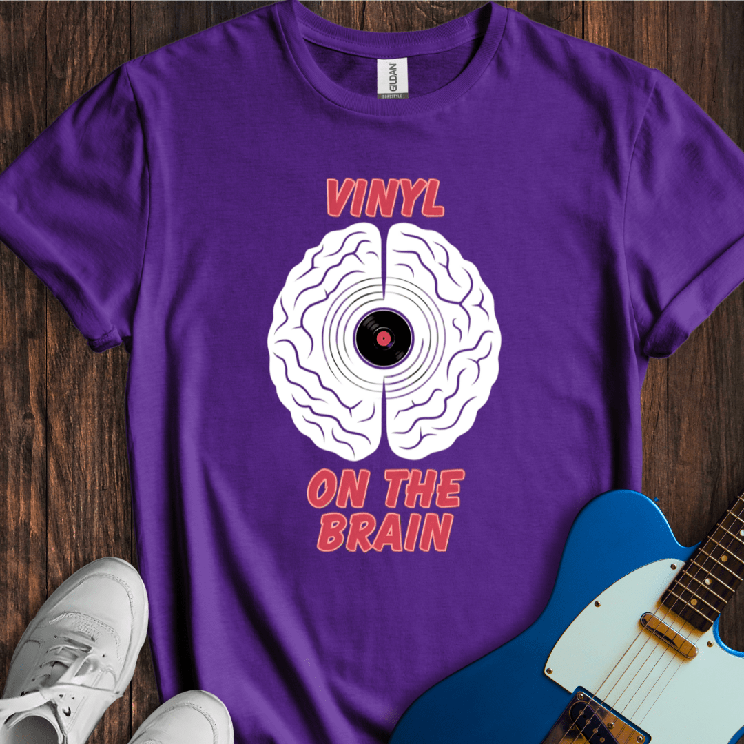 Vinyl On The Brain T-Shirt