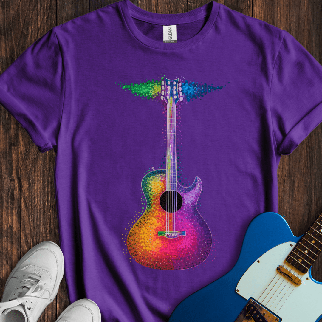 Glowing Guitar T-Shirt