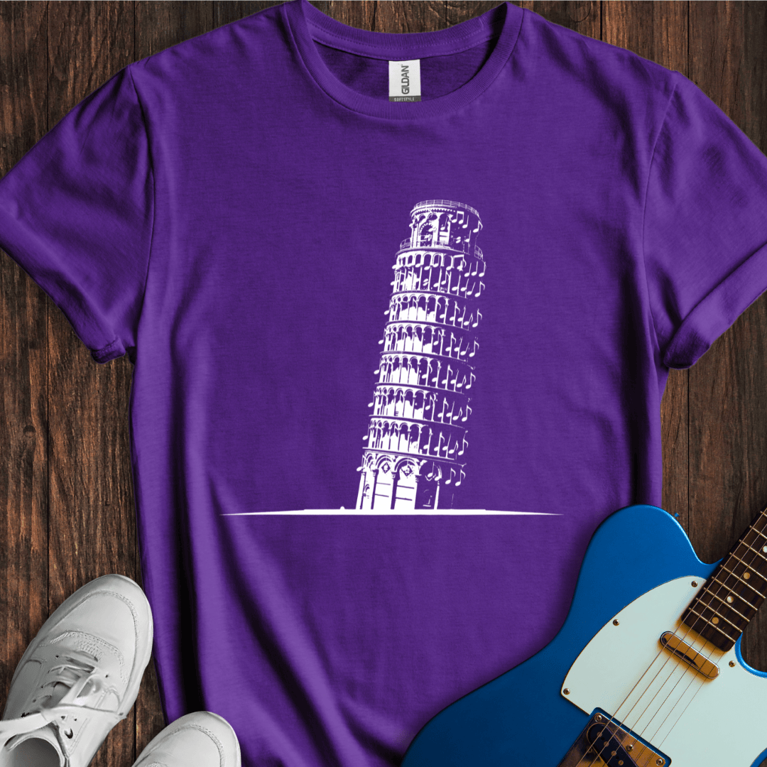 Leaning Tower Of Music T-Shirt