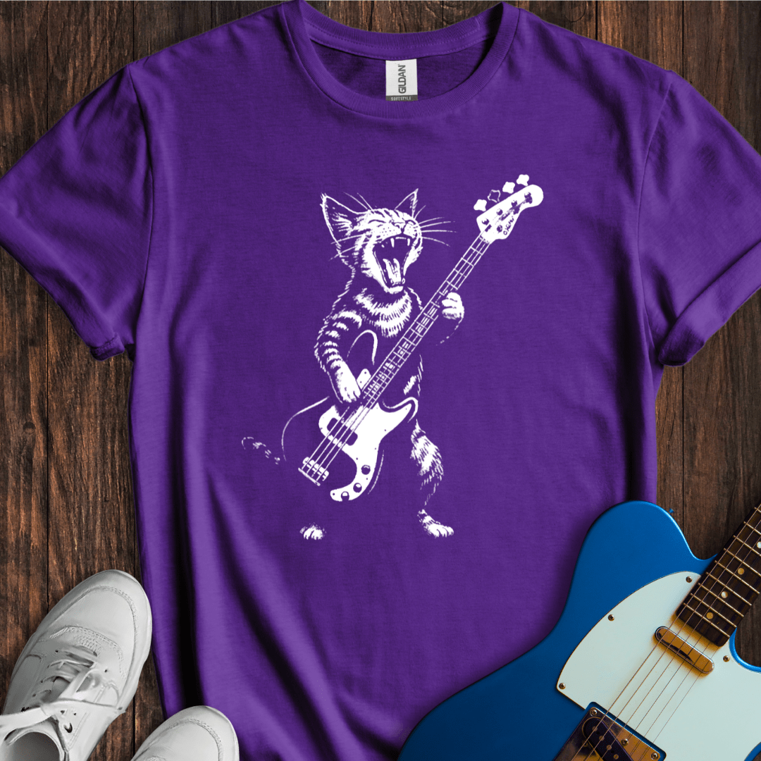 Big Cat Bassist T-Shirt