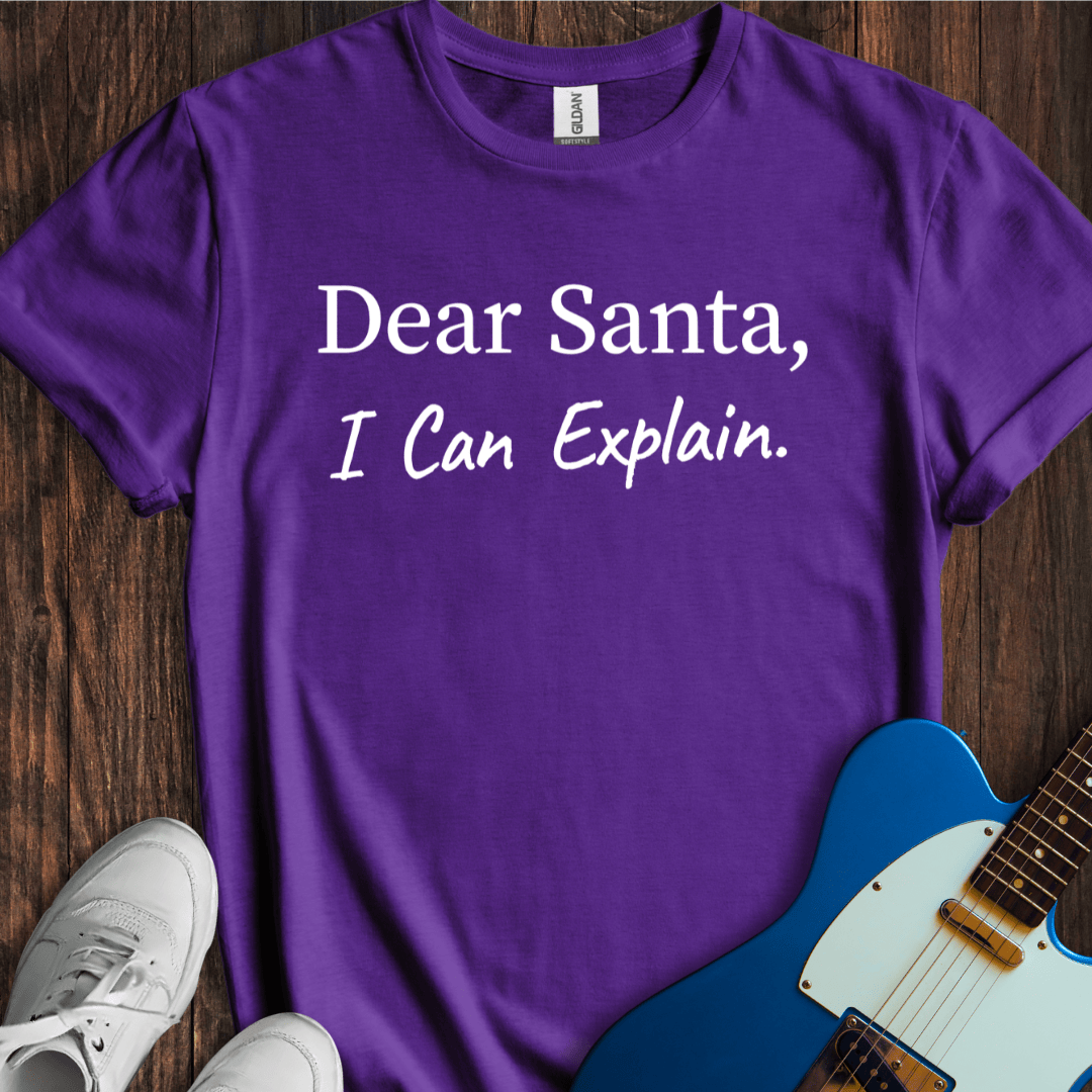 Dear Santa, I Can Explain T-Shirt