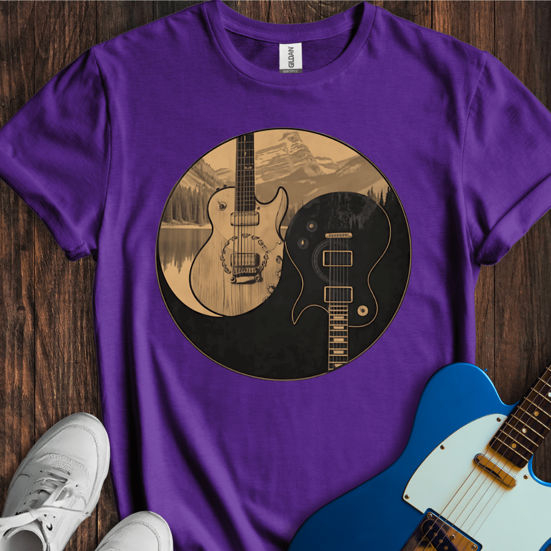 Ying Yang Guitar T-Shirt
