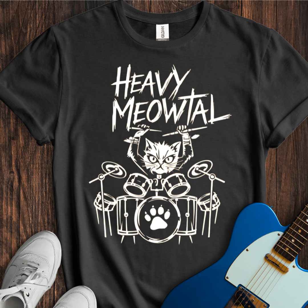 Heavy Meowtal T-Shirt