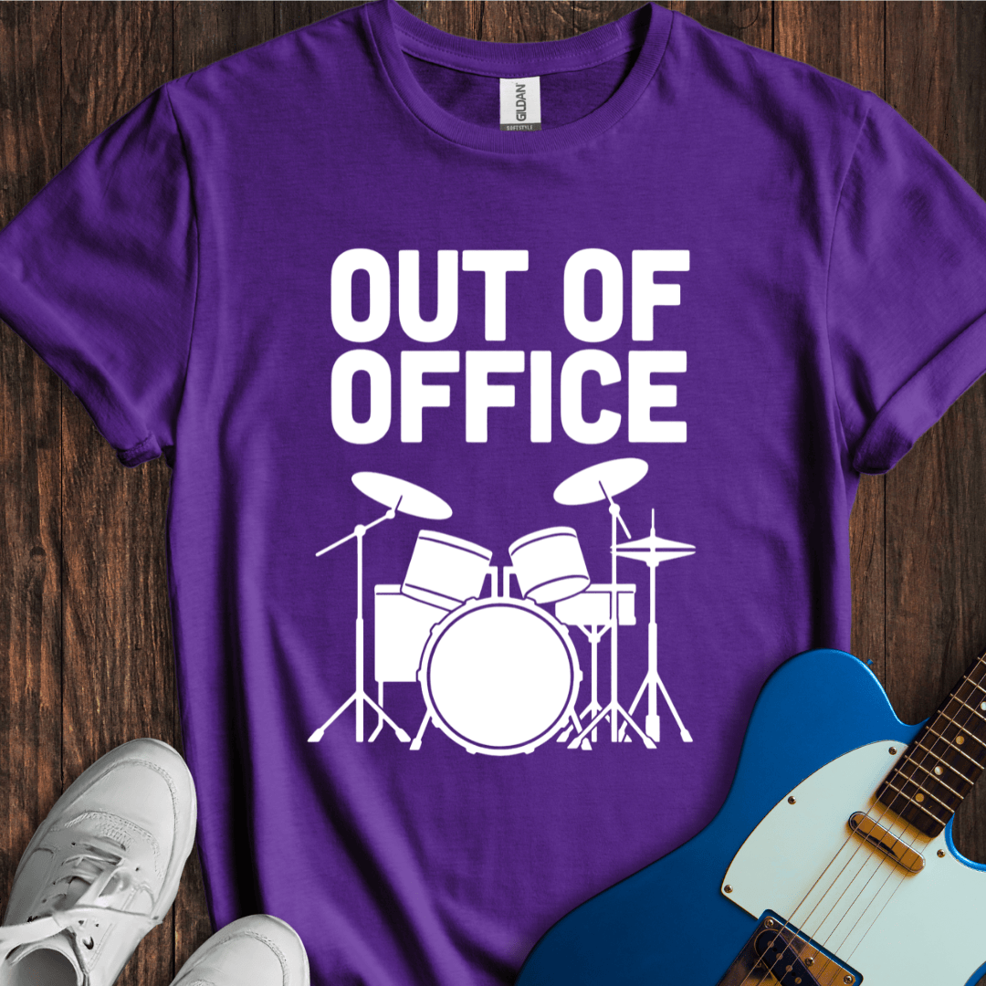 Out Of Office (Drums) T-Shirt