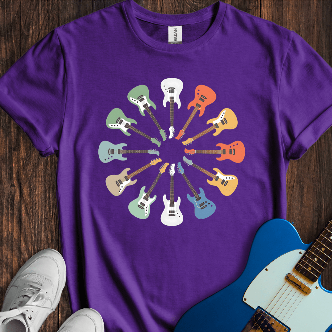 Guitar Round T-Shirt